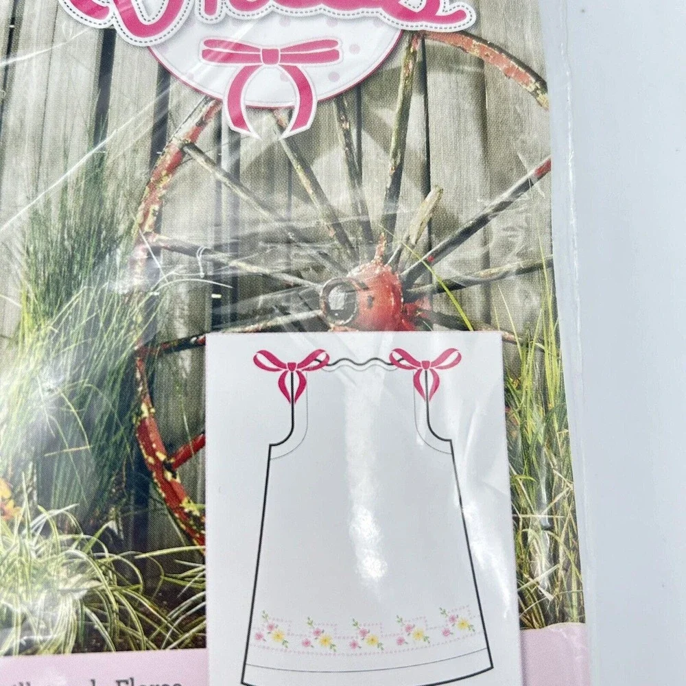 2015 Bucilla Pretty Posies 47694 Stamped‎ Girls Pillowcase Dress Kit Summer Sun